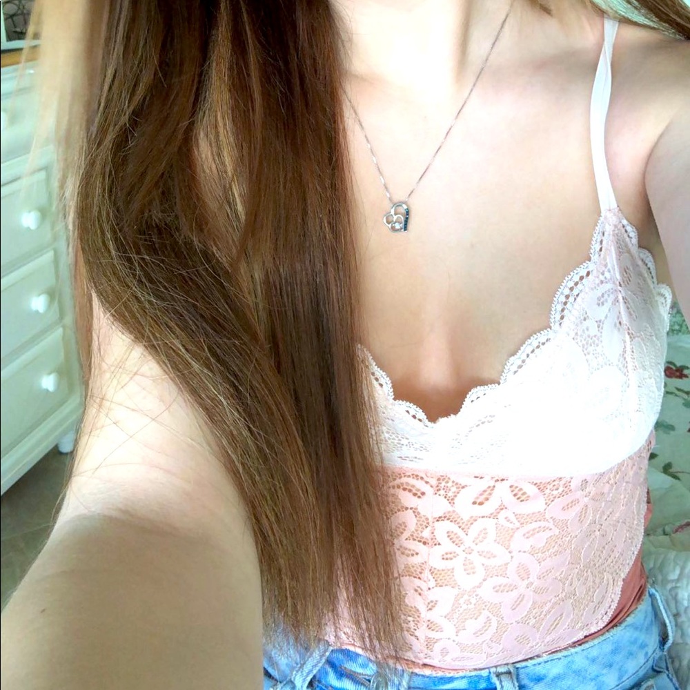 Lacy top body suit